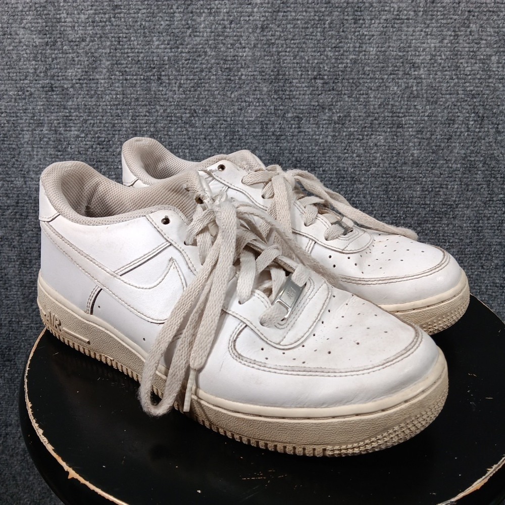 Nike Air Force 1 AF1 Low White US 7Y UK 6 Distressed Repair Project Sneakers